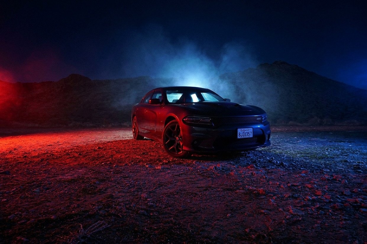 Car relit with 80s Action Movie