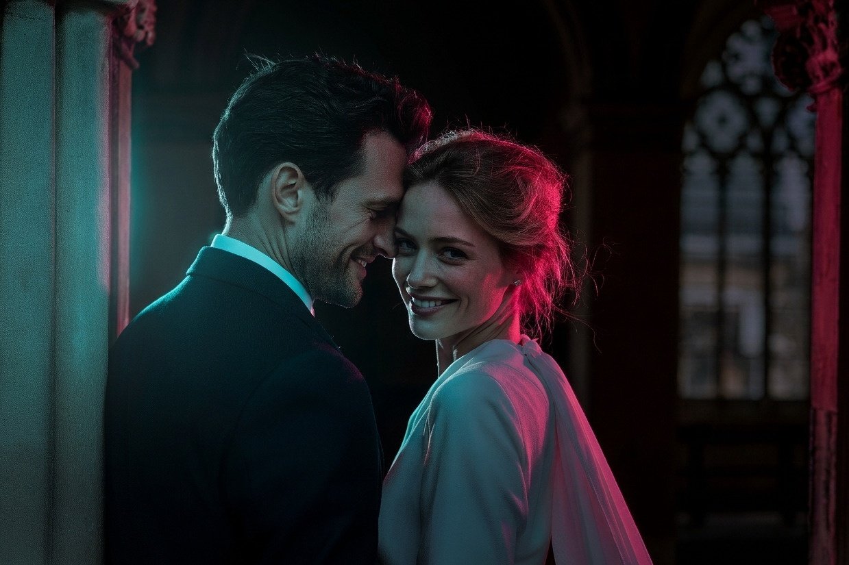 Wedding relit with Neon Split