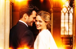 Wedding relit with Burnt Film