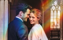 Wedding relit with Prismatic Caustic Overlay