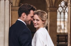 Wedding relit with Key Light with Window Backlight