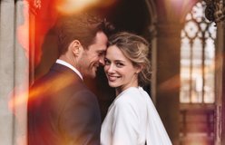 Wedding relit with Light Leaks