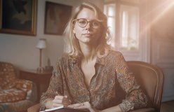Portrait relit with Soft Flare