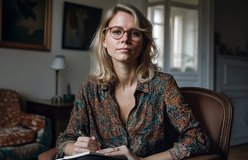 Portrait relit with Skagen