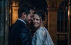 Wedding relit with Rain in the Night