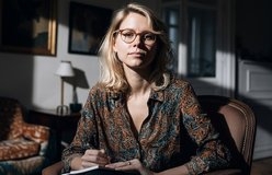Portrait relit with The Editorial Hard-Key Projection