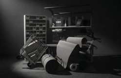 Still life relit with Classic Noir