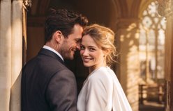 Wedding relit with Warm Right Sunlight
