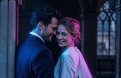 Wedding relit with Blade Runner