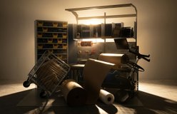 Still life relit with Harsh backlit shadows