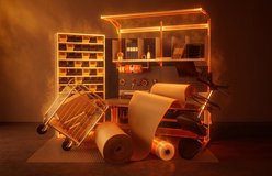 Still life relit with Incandescent Heat Glow