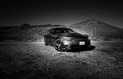 Car relit with 1940s Film Noir