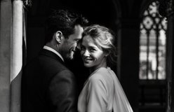 Wedding relit with 1940s Film Noir