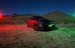 Car relit with red & green
