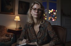 A portrait relit with City Lights