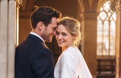 Wedding relit with Warm Backlight