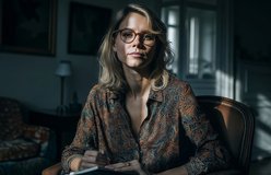 Portrait relit with Dramatic