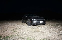Car relit with Crime Scene Flash